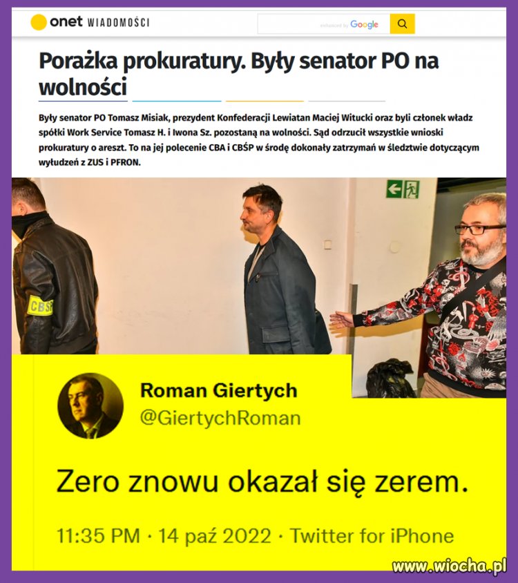 ZIOBRO POLEGŁ NA CAŁEJ LINII...
