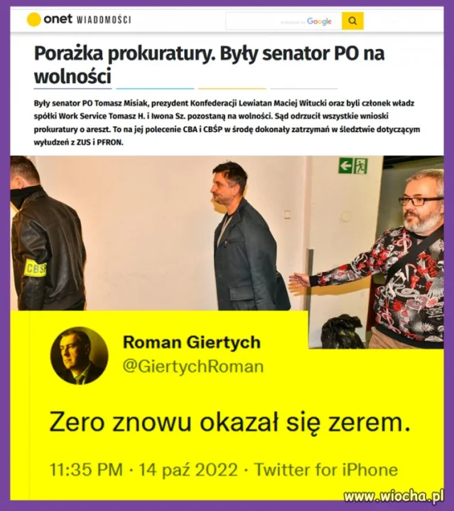 ZIOBRO POLEGŁ NA CAŁEJ LINII...
