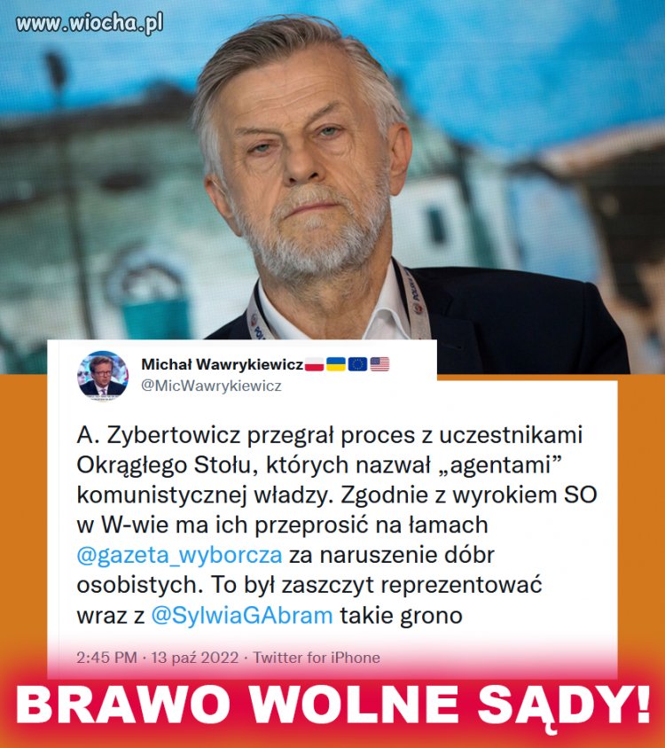 Gratulacje!! Czekamy na więcej sprawiedliwości!