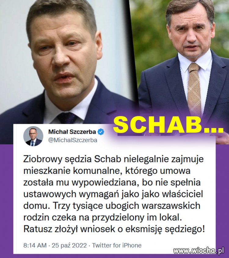 Pan Schab kieruje się interesem Państwa