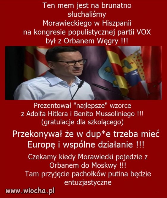 Jaki ojciec taki syn...milośnicy Rosji Putina.