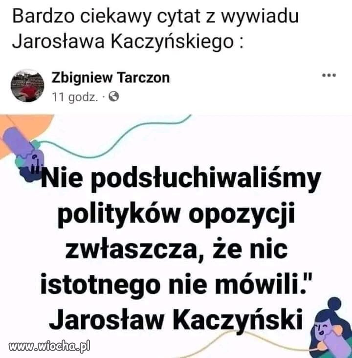 Nie podsłuchiwali i już