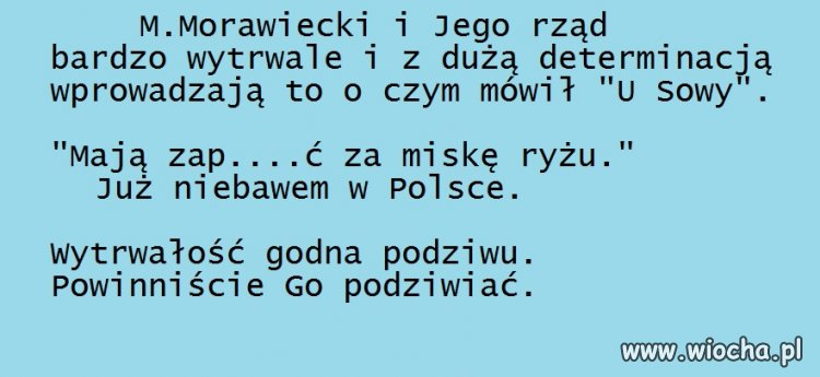 Nie powinno się piętnować wytrwałości.