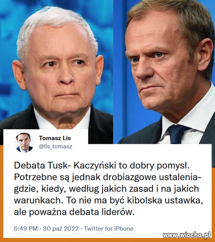 Kaczyński nigdy nie stanie do tej debaty