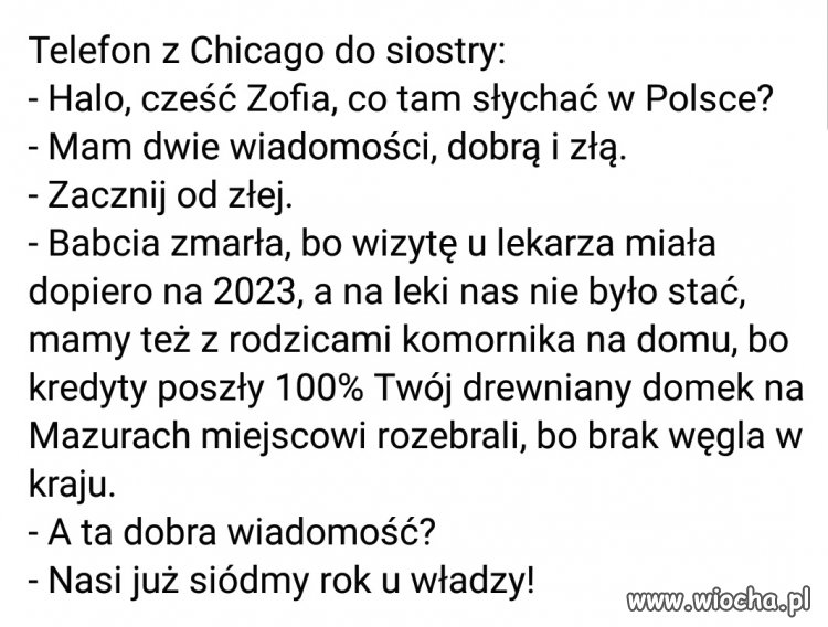 Dobra wiadomość!
