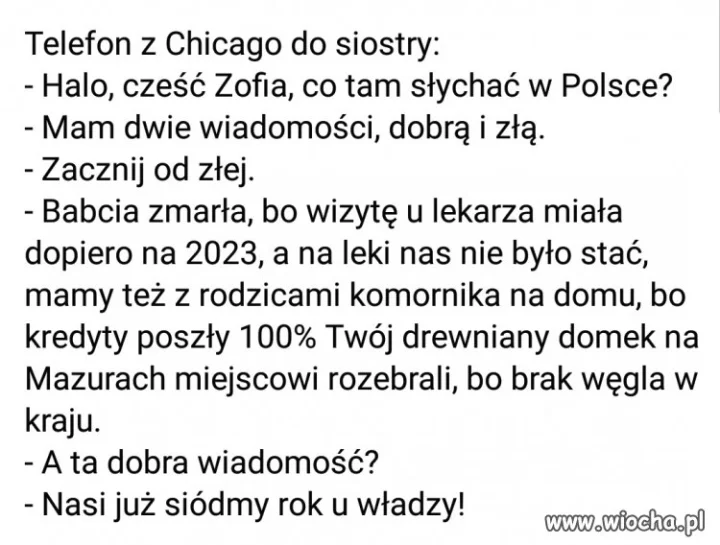 Dobra wiadomość!