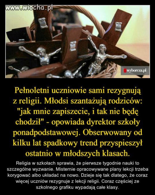 Super. Oby tak dalej, szkoda że tak późno...
