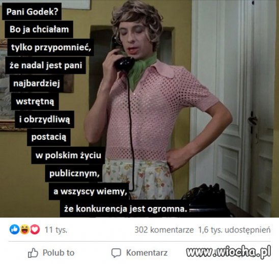 Chce w podłości prześcignąć samą siebie.