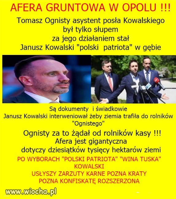 No i szambo się rozlało...