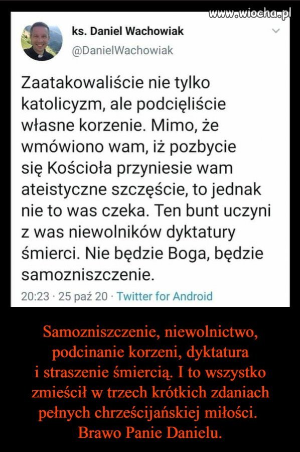 Wraz z odpływem wiernych, kończy im się raj na ziemi!