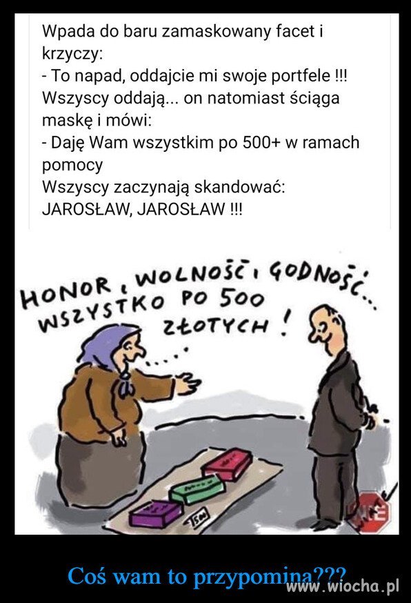 Za rzadow PiSu wszystko po 500 zlotych!