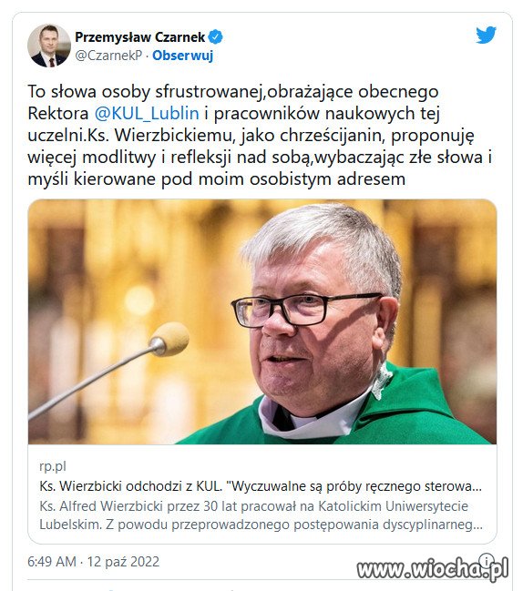 Minister edukacji jest pyszałkiem!