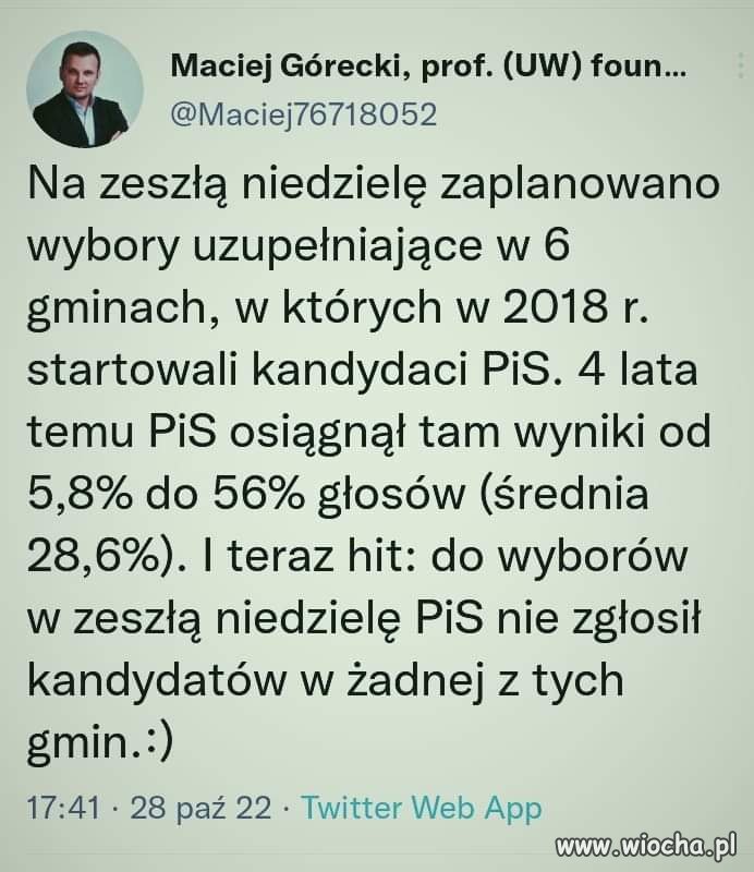 PiS tonie. I bardzo dobrze. 👏👏👏