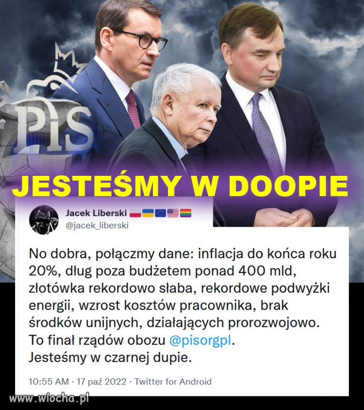 Rząd i ich rodziny w spółkach Skarbu Państwa się wyżywią a reszta niech wyżera kartofle dzikom.