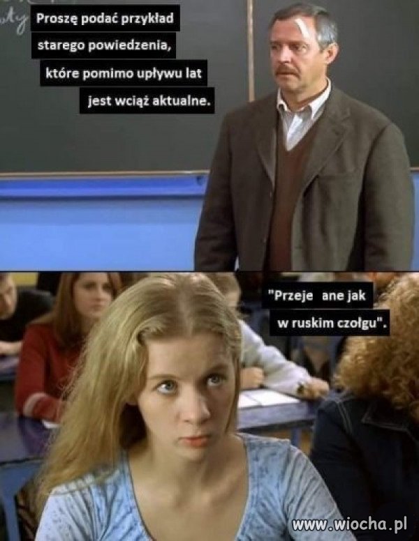 Aktualne powiedzenie.