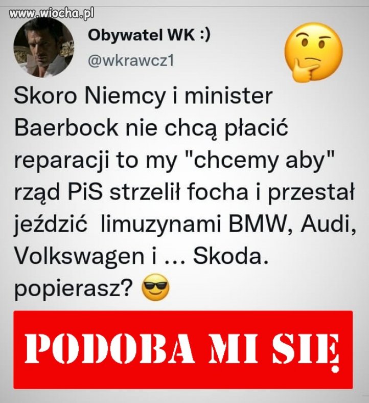 Niech się przesiądą w te elektryki, które zbudowali…