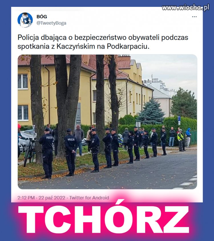 Ale nawet w bastionie PiS się o tego dzyndzelka boją?