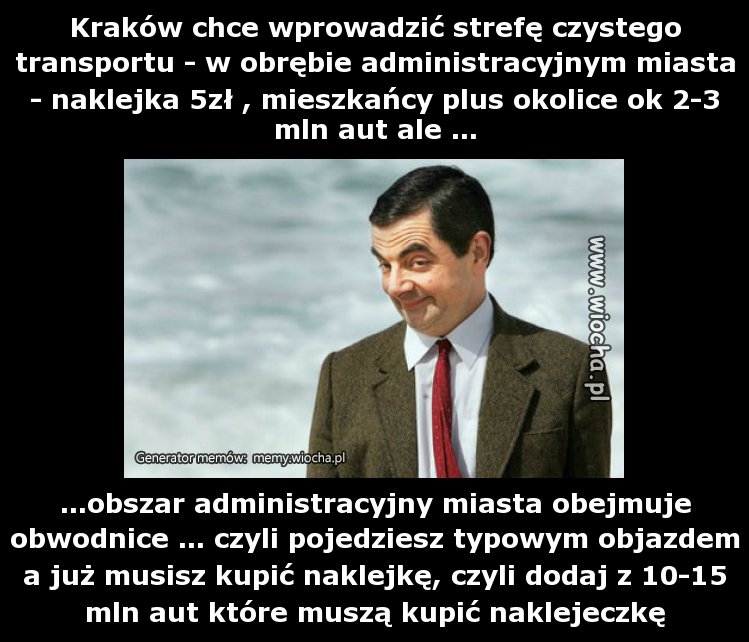 Kraków chce wprowadzić strefę czystego transportu