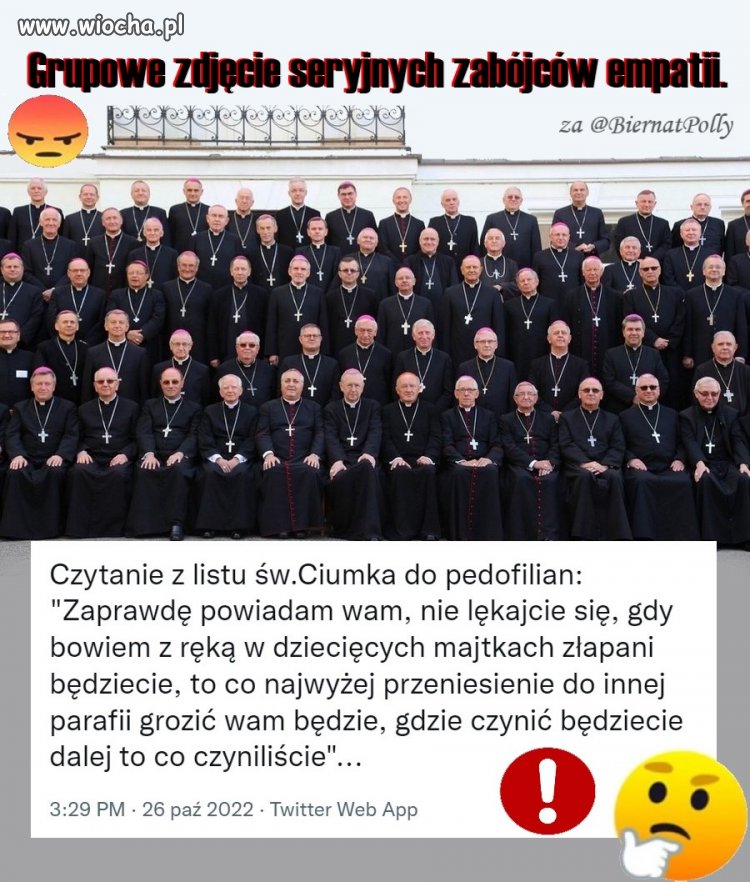 Grupowe zdjęcie seryjnych zabójców empatii.