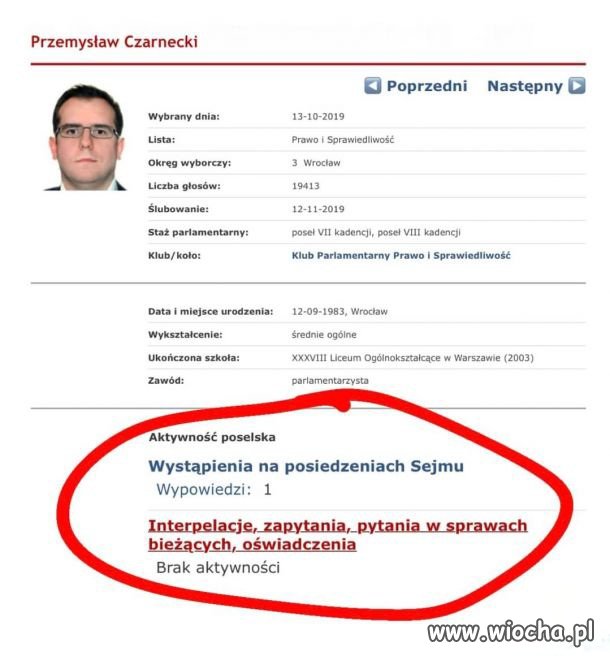 Więcej promili niż wypowiedzi w sejmie