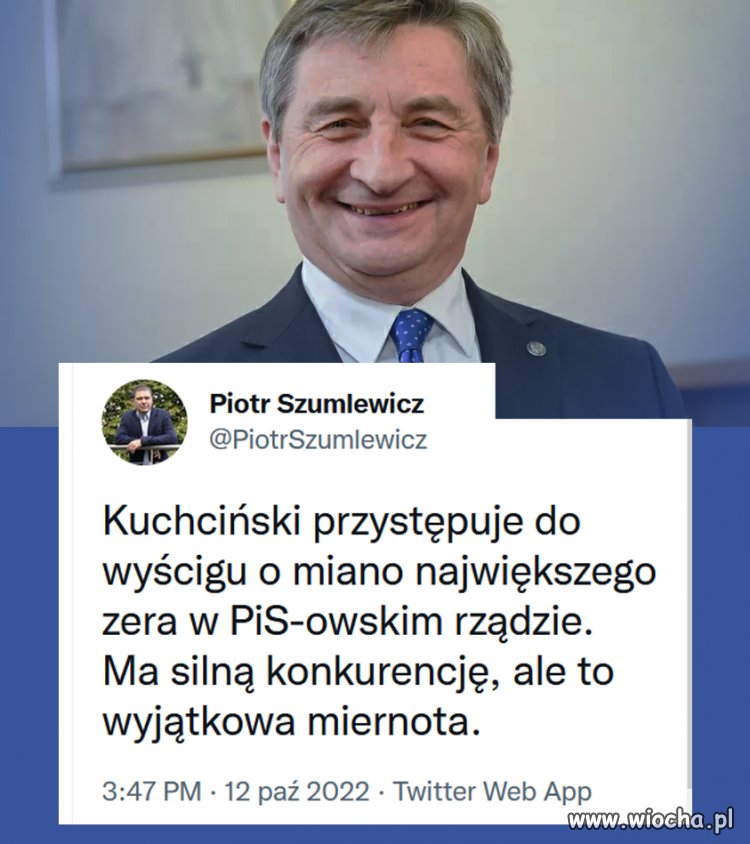 Piotr Szumlewicz - kilka słów o Kuchcińskim