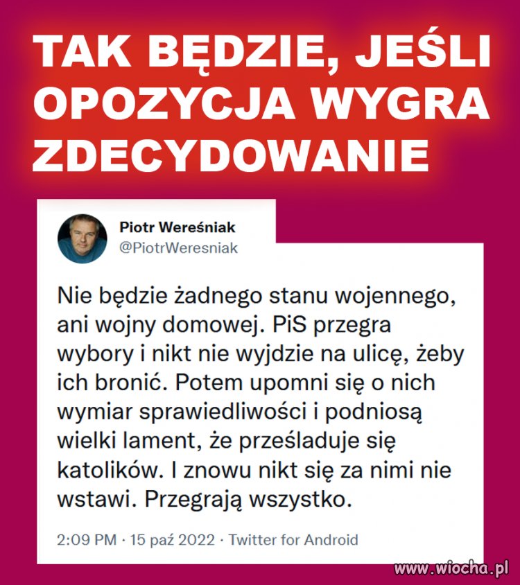 ...doświadczenie i wiedza mówią jednak, że Kaczyński władzy nie odda