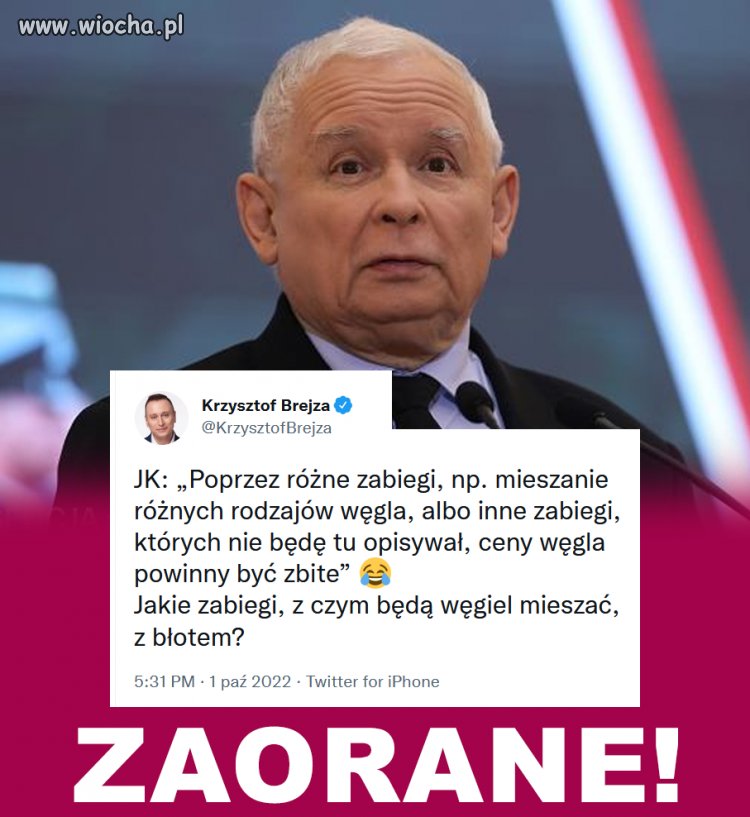 Proszę zauważyć ze to mówi jeden z najmądrzejszych ludzi 