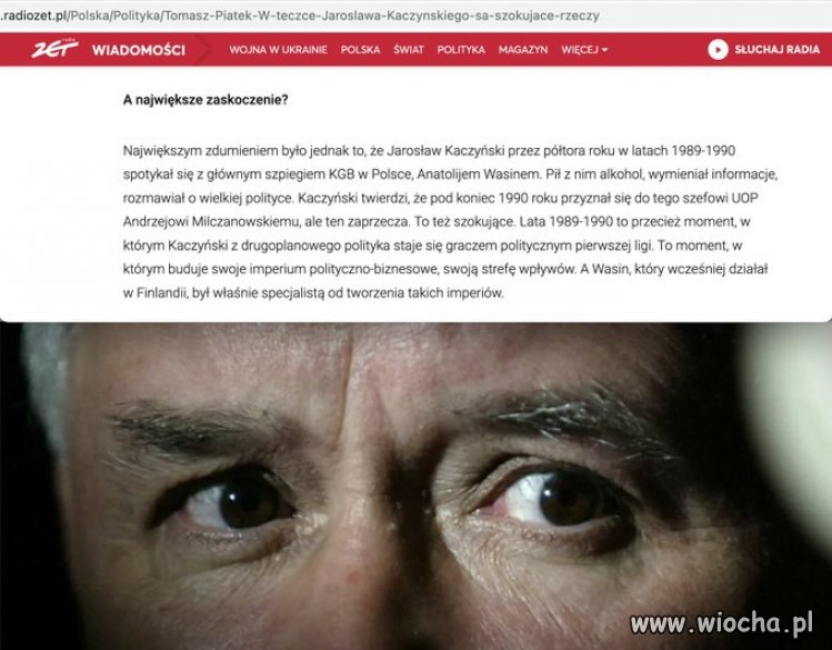 Kaczyński w latach 1989-90 spotykał się z ...