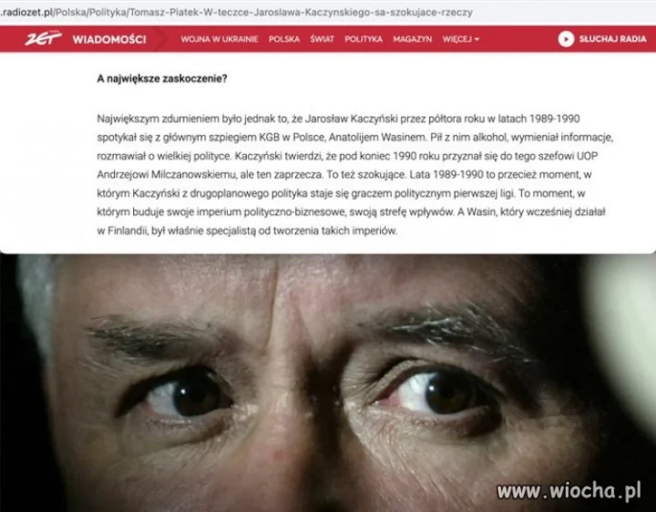 Kaczyński w latach 1989-90 spotykał się z ...