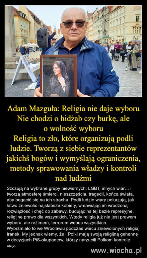 To daje wiele do myslenia, dla wiernych niewolnikow religii