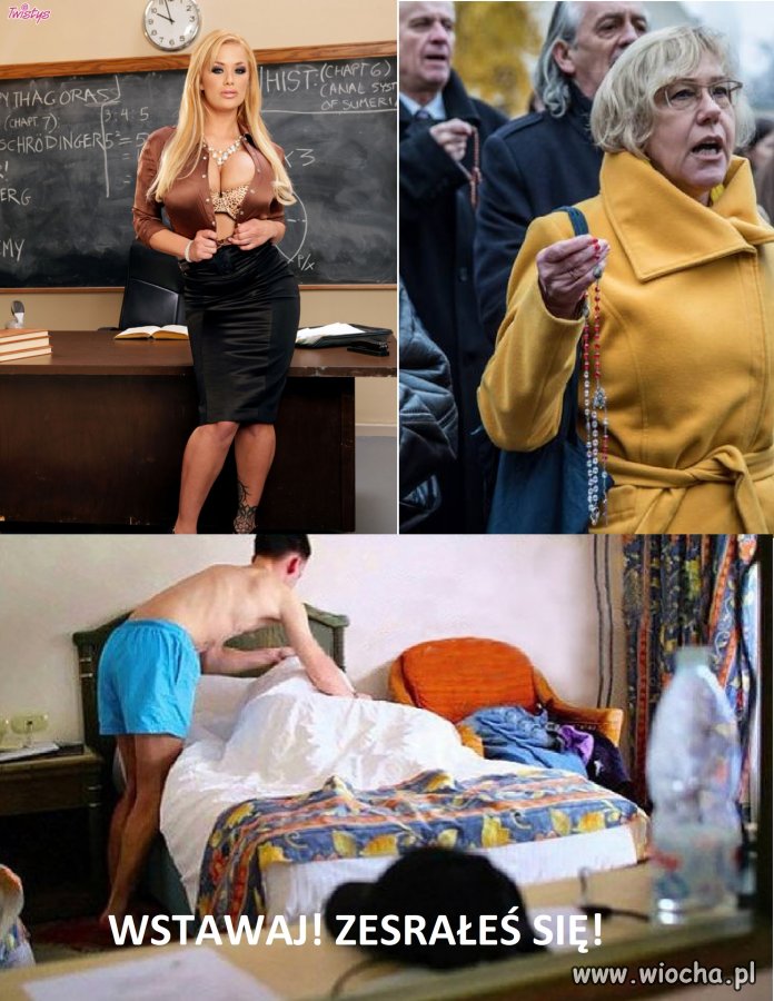 Dzień Nauczyciela- Będę zmuszona postawić ci pałę