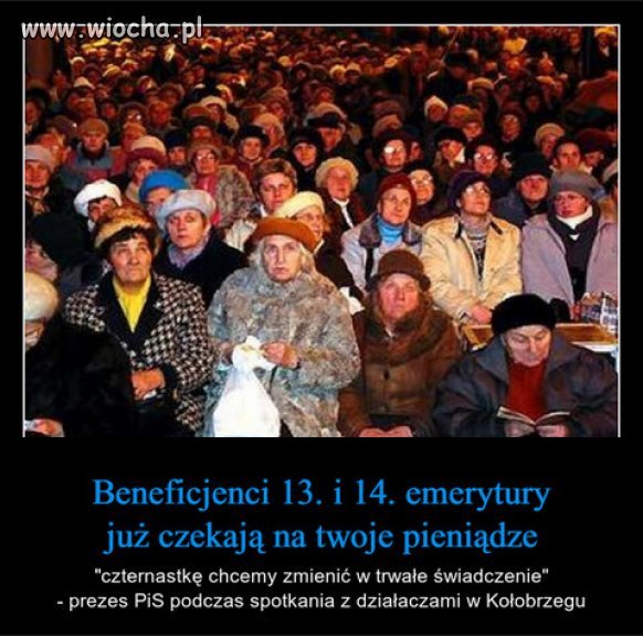 Kaczynski dalej kupuje elektorat, za pieniadze z podatkow!