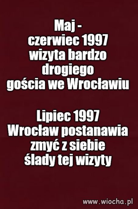 Zbrukane miasto umyło się