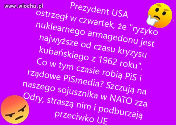 Już nikt nie powinien mieć wątpliwości, że takie działanie może podjąć tylko ruska agentura