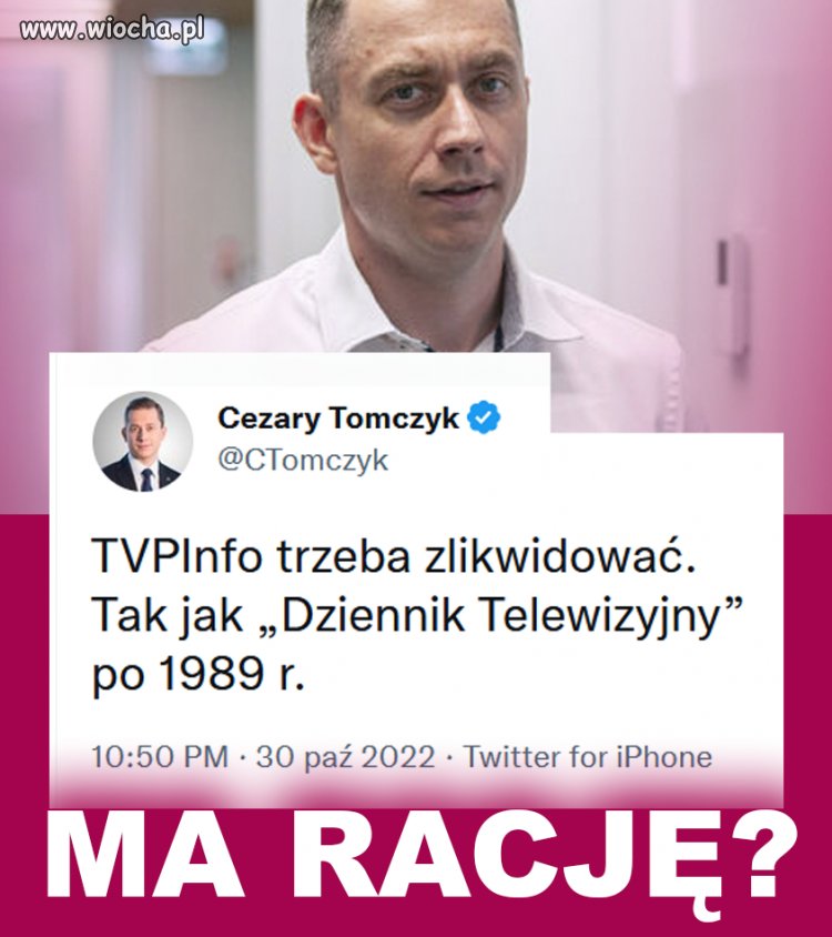  Tomczyk ma rację