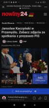 Znowu przywiózł swoich "wyborców"