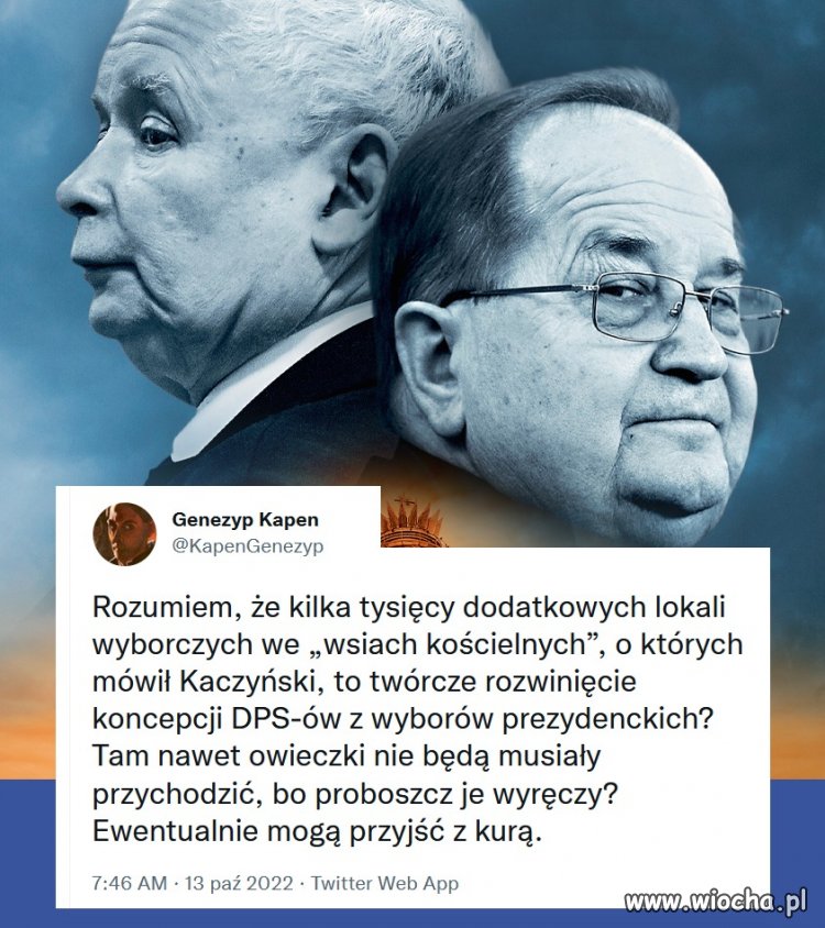 Głosy będą zbierane na tacę?