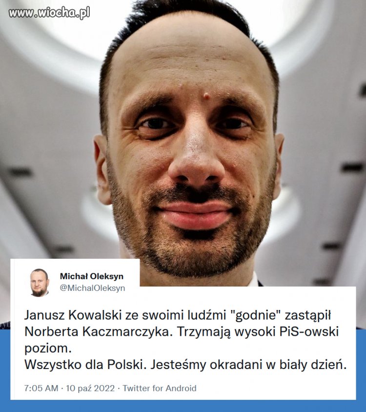 Nie dość że debil to jeszcze złodziej 