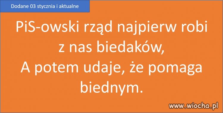 Nawet Putin lepiej dba o naród