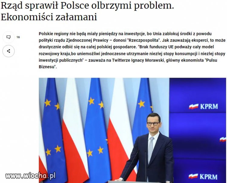 Blokada sporej kasy z UE