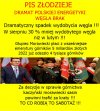 Mialo byc wegla na 200 lat, ale PiS importuje mial z blotem!