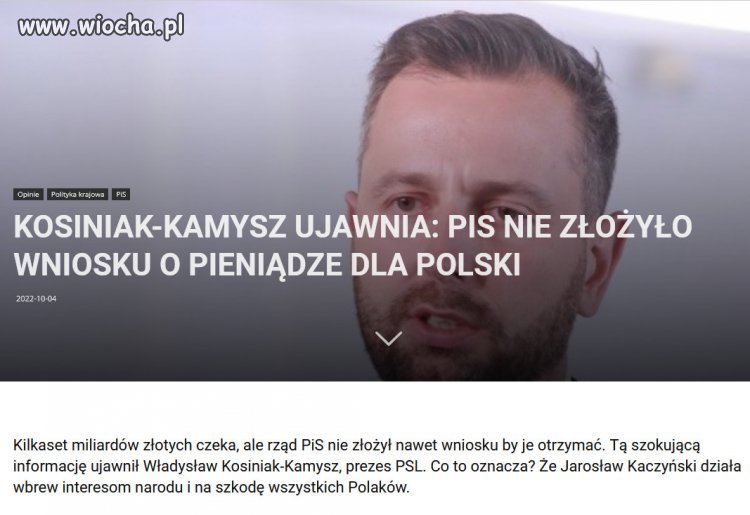 Według rządowej propagandy to UE blokuje środki z KPO