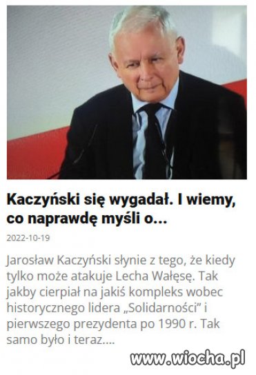 Tak samo było i teraz. I jak niewiele zrobił Wałęsa.