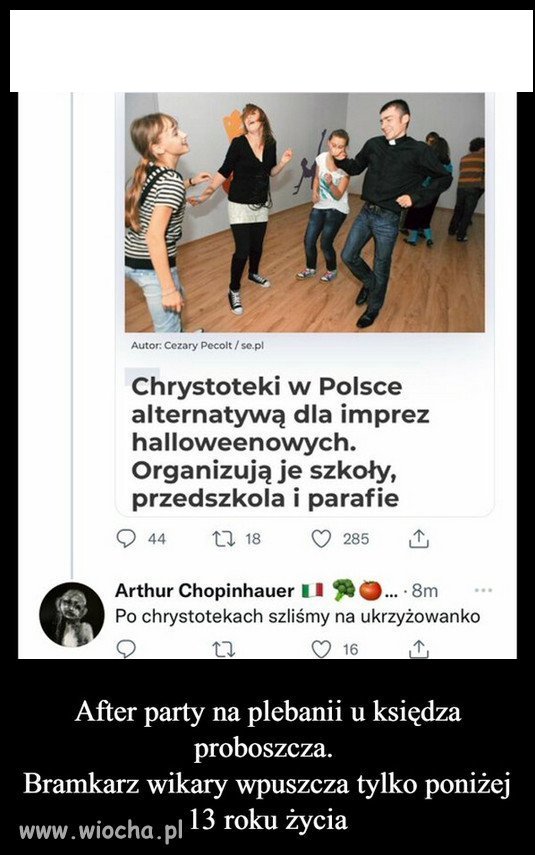 A punktem kulminacyjnym było...molestowanie.