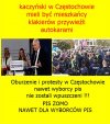 Cyrk Kaczynskiego wozi ze soba wlasnych klakierow