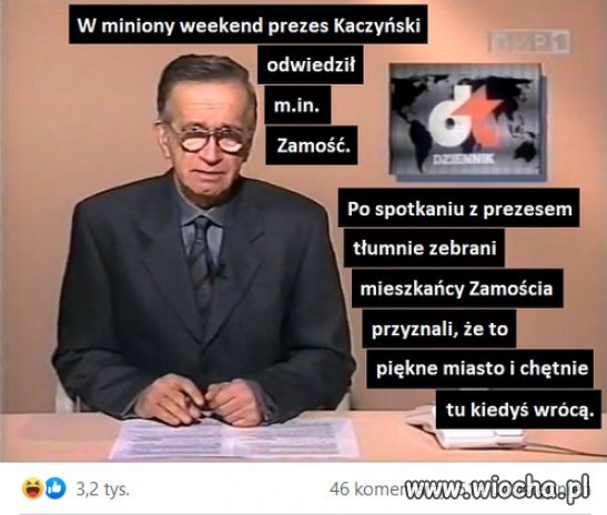 Wożą kukłę Kaczyńskiego po polskich jarmarkach...