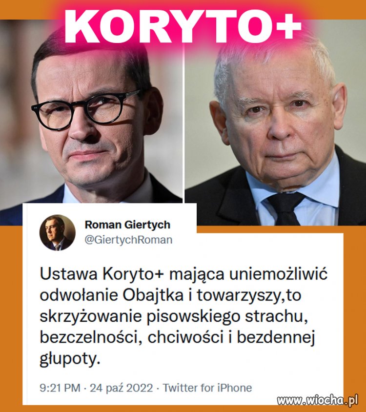 I oni serio myślą że ktoś będzie ich ustawy respektował?