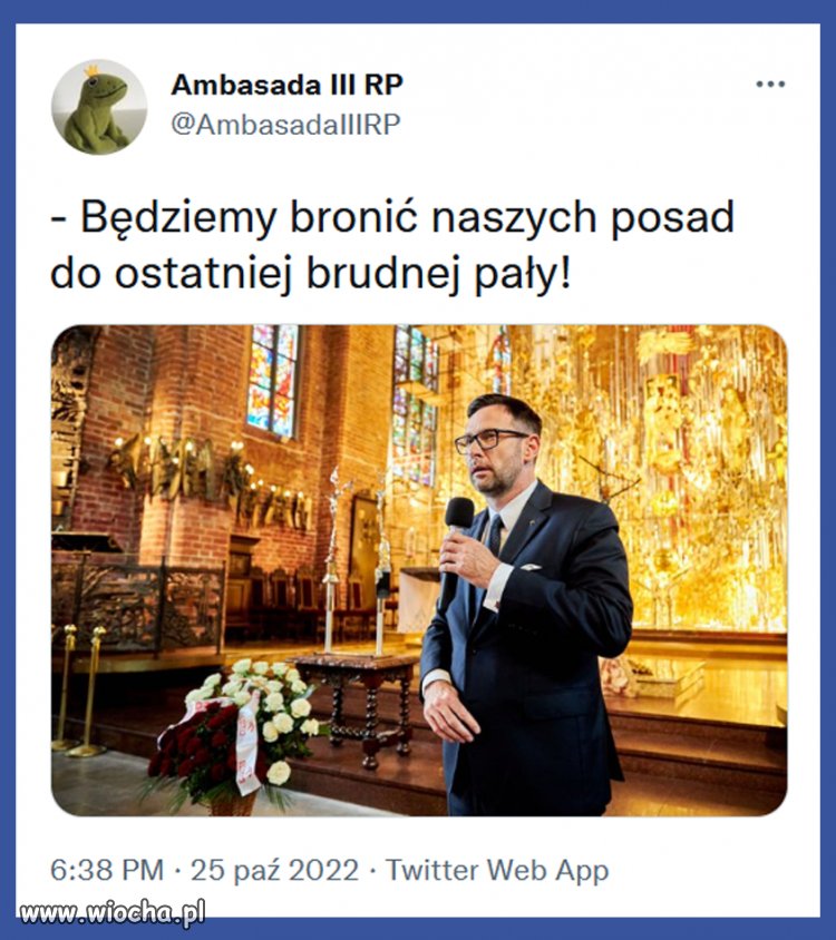 Oni cementują się na stołkach a Wy śpicie? Pobudka!