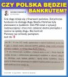 Polska nie ''będzie'' bankrutem. Ona już nim jest