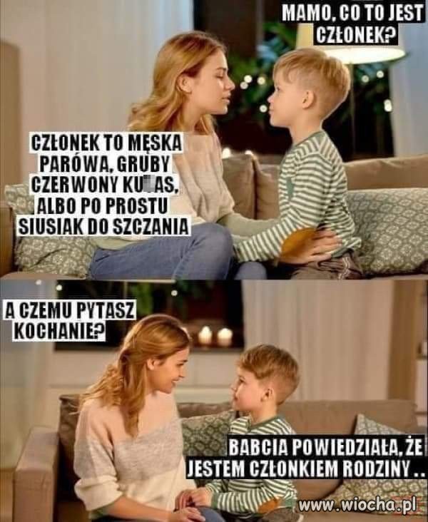Karyna tłumaczy Brajankowi.
